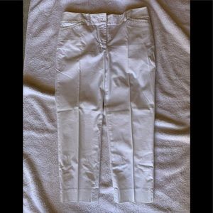 Talbots White crop pants 2P